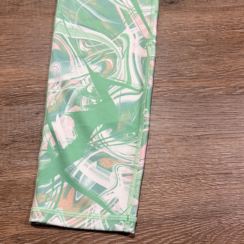 IVL Collective Floral Scalloped High Waist Leggings - Picture 3 of 8